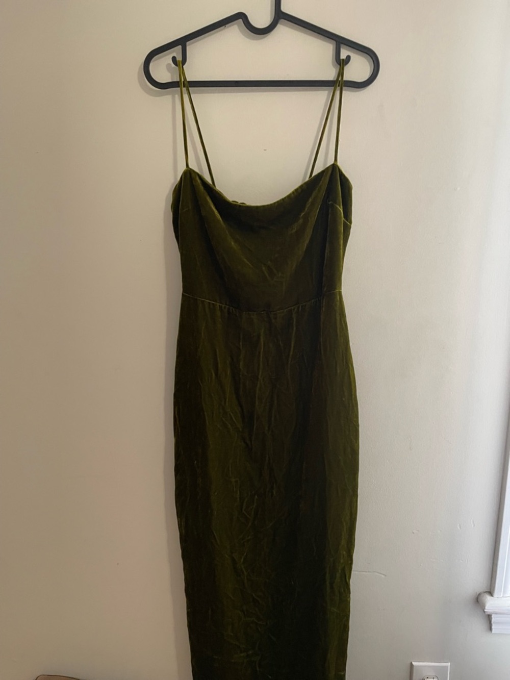 Reformation Frankie Velvet Dress